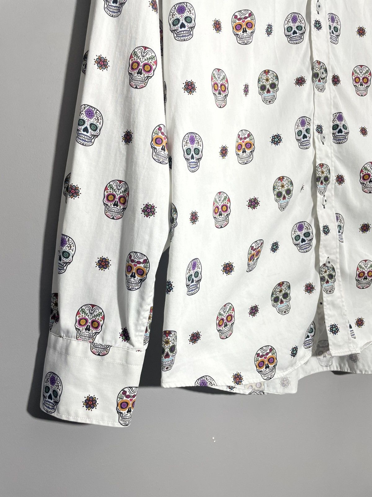 Other Claudio Luigli Men’s Skull Pattern Shirt size M Size US M / EU 48-50 / 2 - 4 Thumbnail