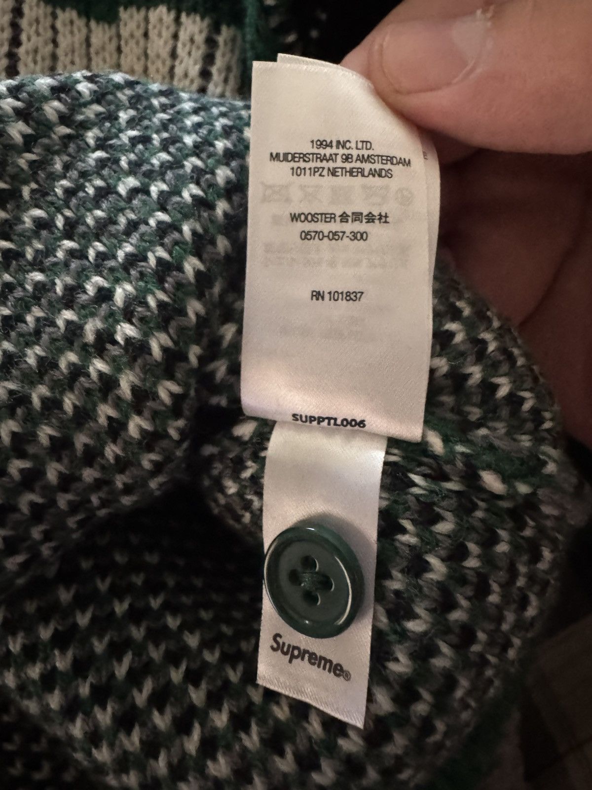 Supreme Supreme Small Box Polo Sweater Size US L / EU 52-54 / 3 - 5 Thumbnail