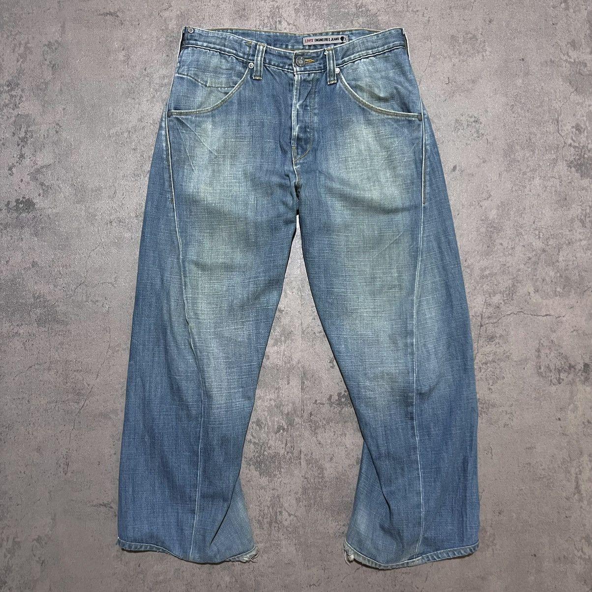 Levi's Levis Engineered Buttoned Back Denim Jeans Size US 32 / EU 48 - 2 Thumbnail