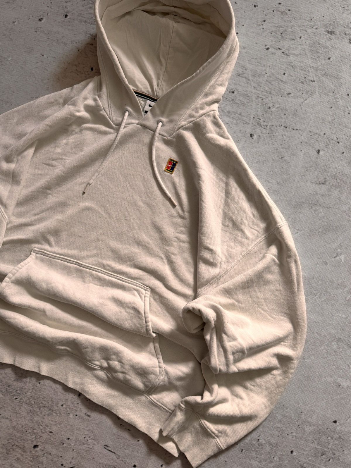 Nike × Vintage NIKE VINTAGE CENTER LOGO OVERSIZE BOXY HOODIE Size US XL / EU 56 / 4 - 3 Thumbnail
