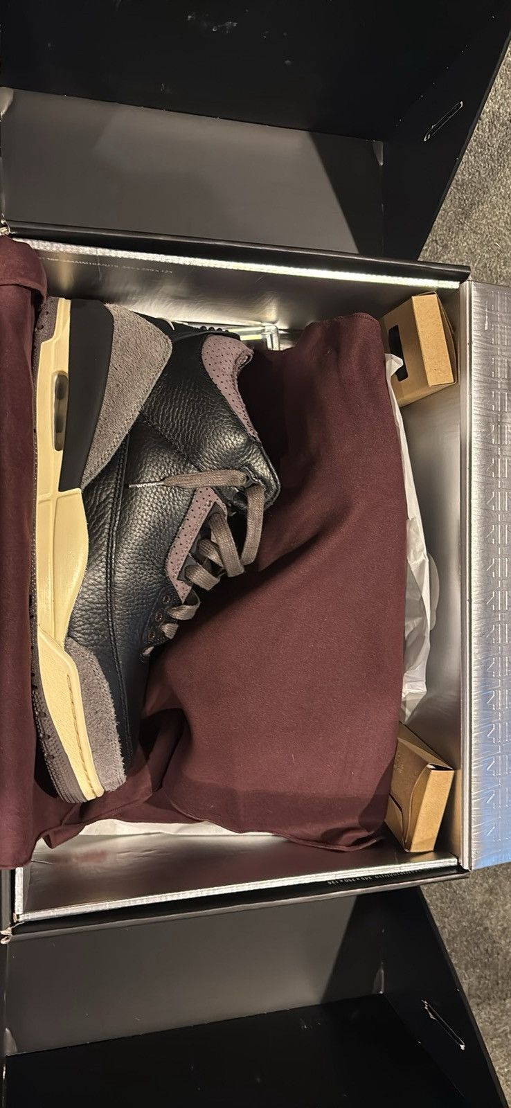 A Ma Maniere × Jordan Brand Jordan 3 A Ma Maniere Size 11M 12.5W Size US 11 / EU 44 - 8 Thumbnail
