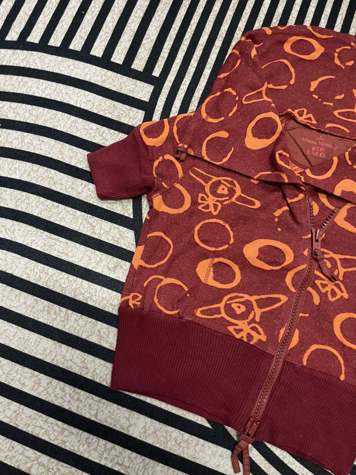 Vivienne Westwood 2000s VIVIENNE WESTWOOD PATTERNED SHIRRING FULLPRINT ORB Size M / US 6-8 / IT 42-44 - 3 Thumbnail