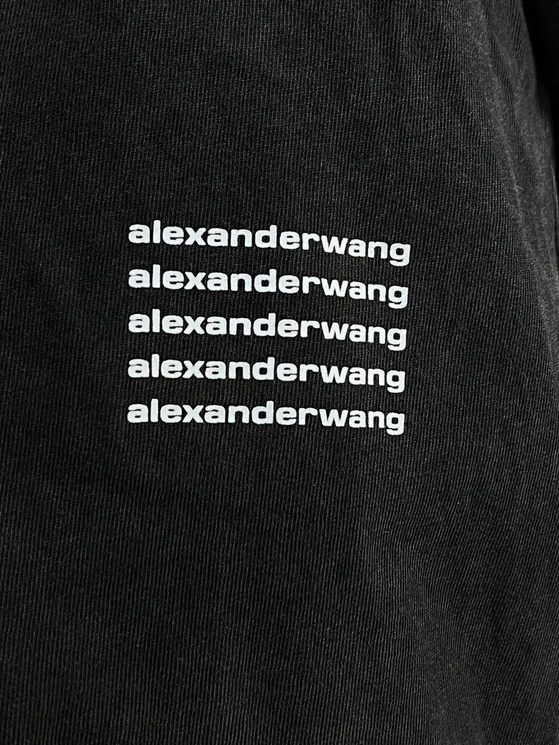 Alexander Wang Alexander Wang Charcoal Long Sleeve Sweatshirt- Size S / US 4 / IT 40 - 2 Thumbnail
