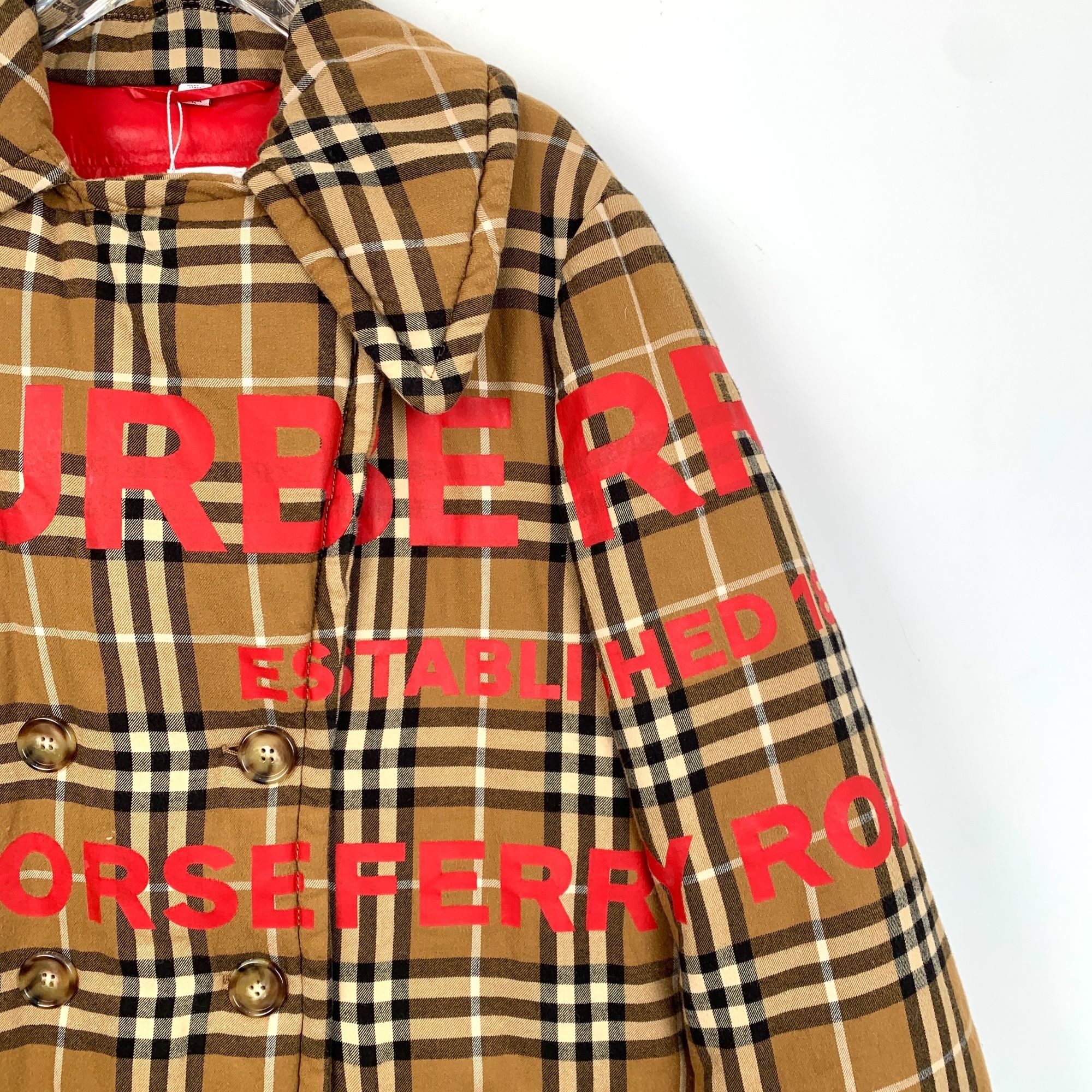 Burberry Burberry Womens Horseferry Check Double-Breasted Coat UK 6 / Size S / US 4 / IT 40 - 3 Thumbnail