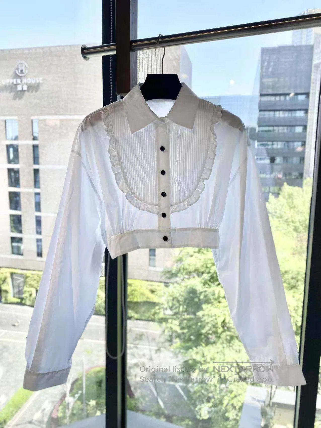 Miu Miu Miu Miu White shirt| Size XS / US 0-2 / IT 36-38 - 2 Thumbnail