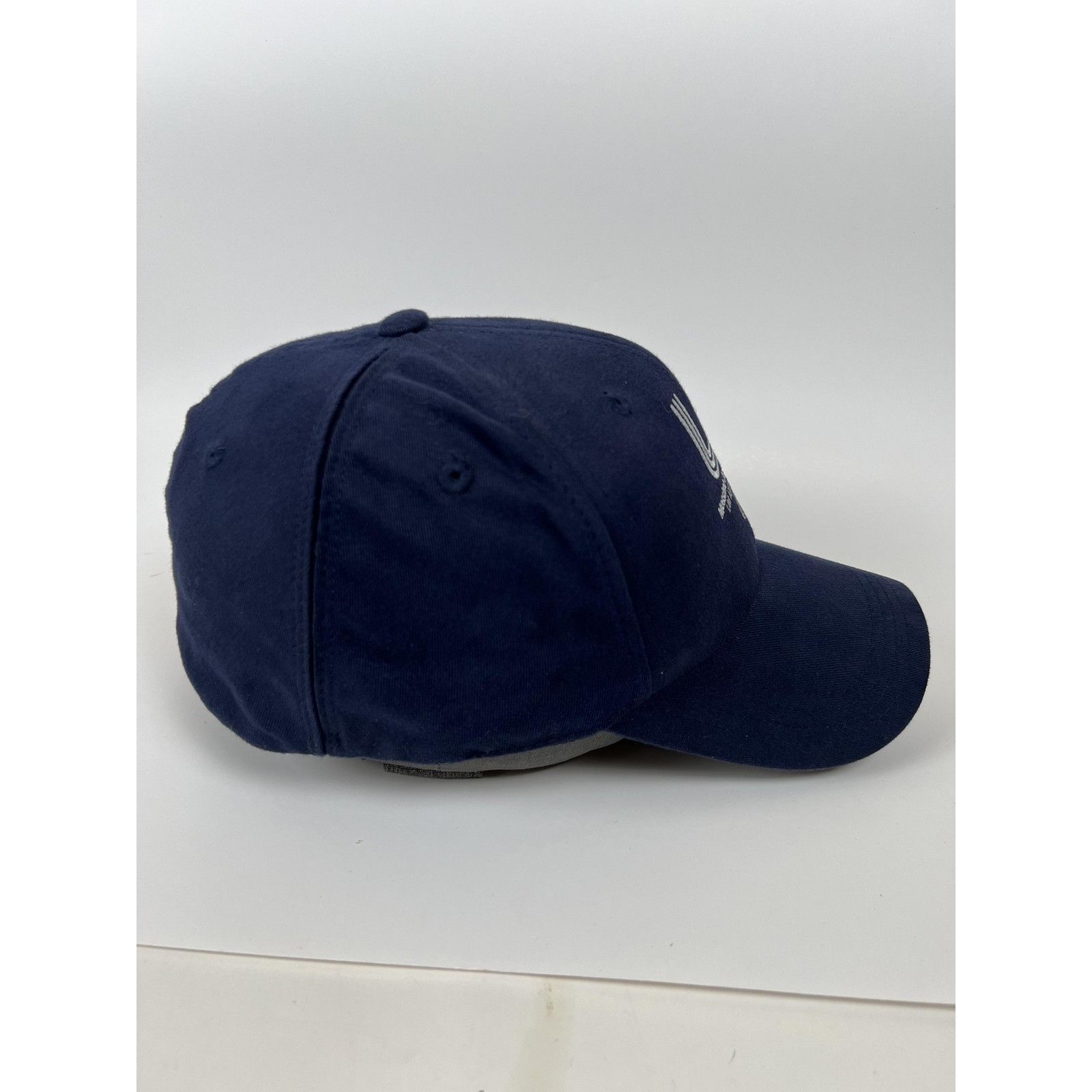 Mossimo Vintage Mossimo LA Hat Cap Fitted Mens One Size Navy Blue Y2 Size ONE SIZE - 5 Thumbnail