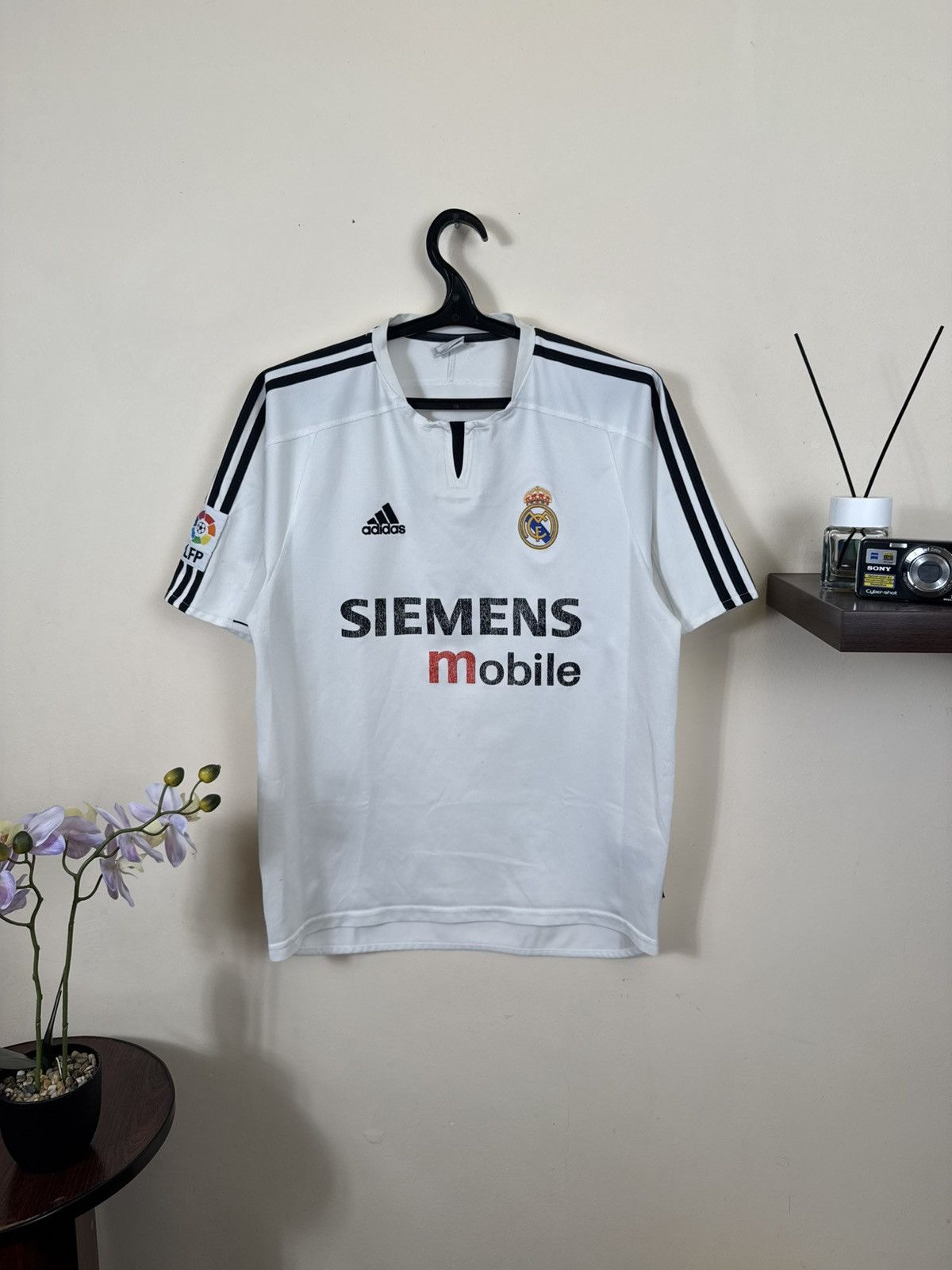 Vintage Adidas Real Madrid Jersey 2003-04 Home Shirt M