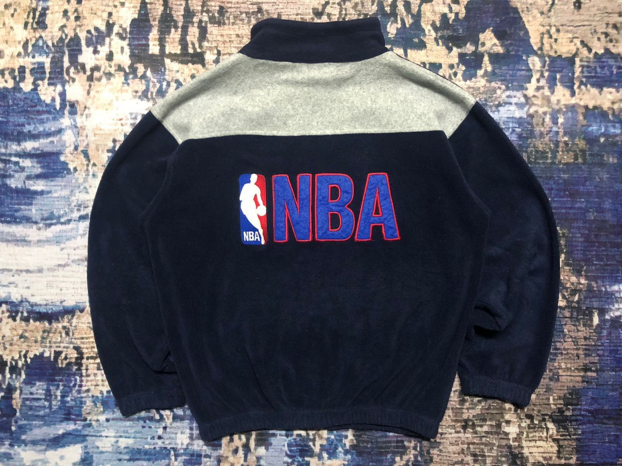NBA Vintage NBA Big Logo Fleece Zipper Jacket Size US M / EU 48-50 / 2 - 1 Thumbnail