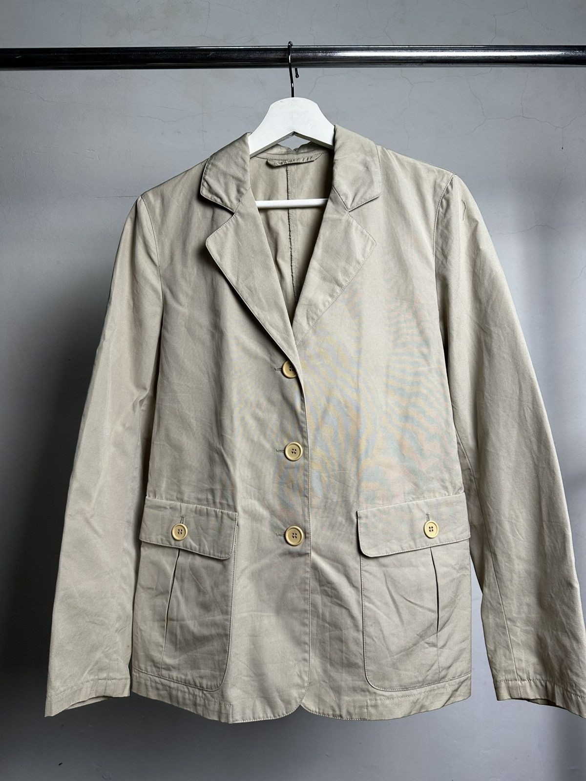 Emporio Armani Emporio Armani Beige Blazer Size US S / EU 44-46 / 1 - 1 Thumbnail