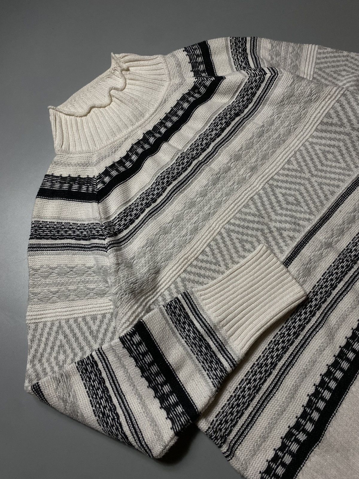 Chaps Ralph Lauren × Polo Ralph Lauren × Vintage Chaps Ralph Lauren RARE! Hand knitted sweater Size US M / EU 48-50 / 2 - 2 Thumbnail