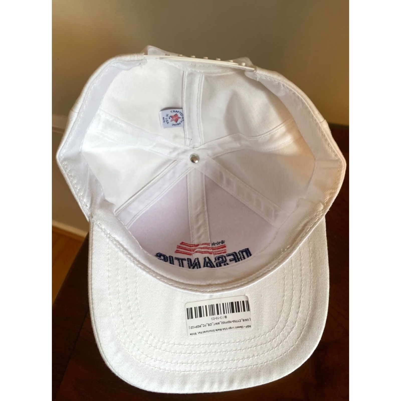 Vintage Ron Desantis Hat Cap Snap Back Adjustable Mens President Campaign USA Made Baseball Cap White Califame Size ONE SIZE - 4 Thumbnail
