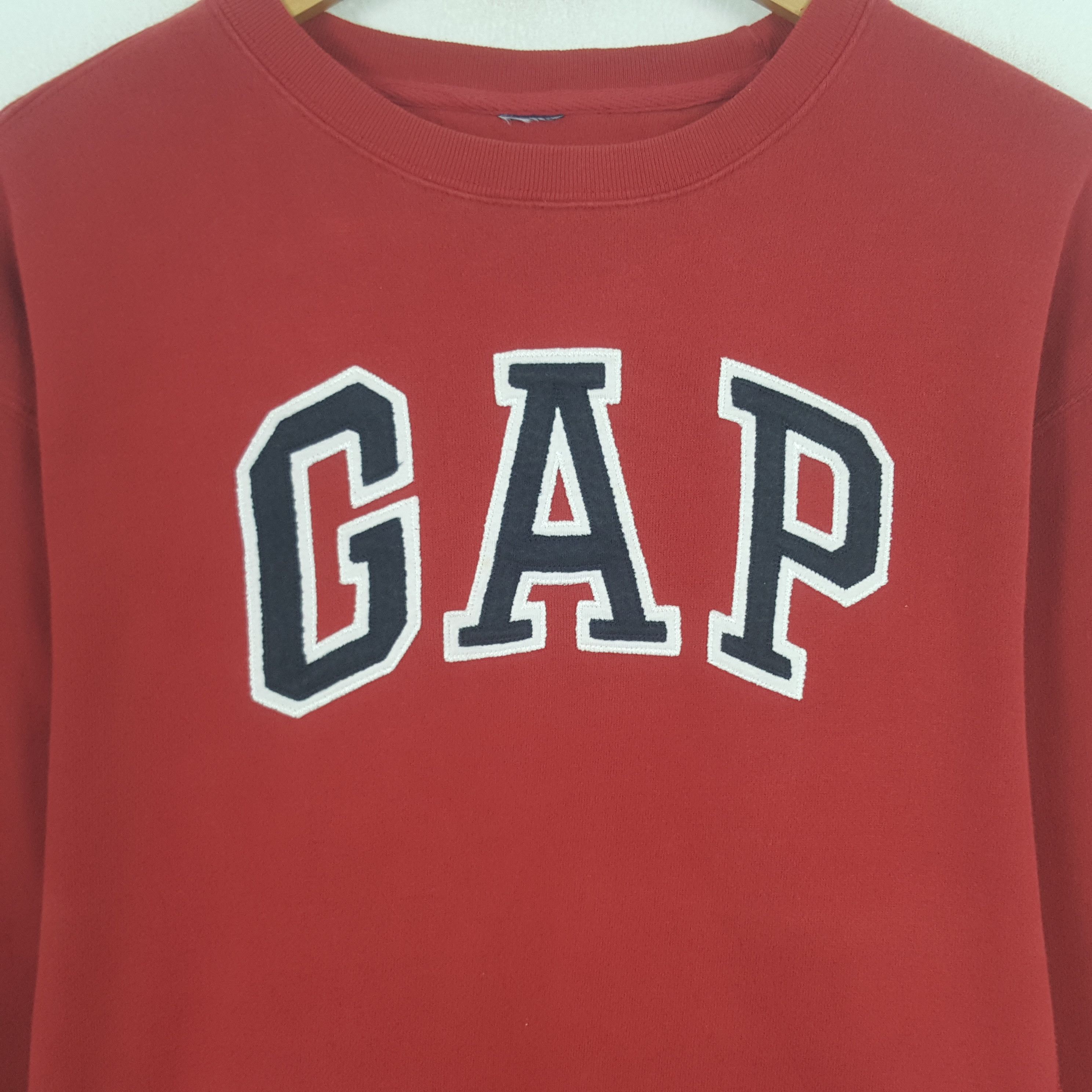 Gap × Vintage Vintage Gap American Streetwear Sweatshirt C288N17 Size US M / EU 48-50 / 2 - 2 Thumbnail