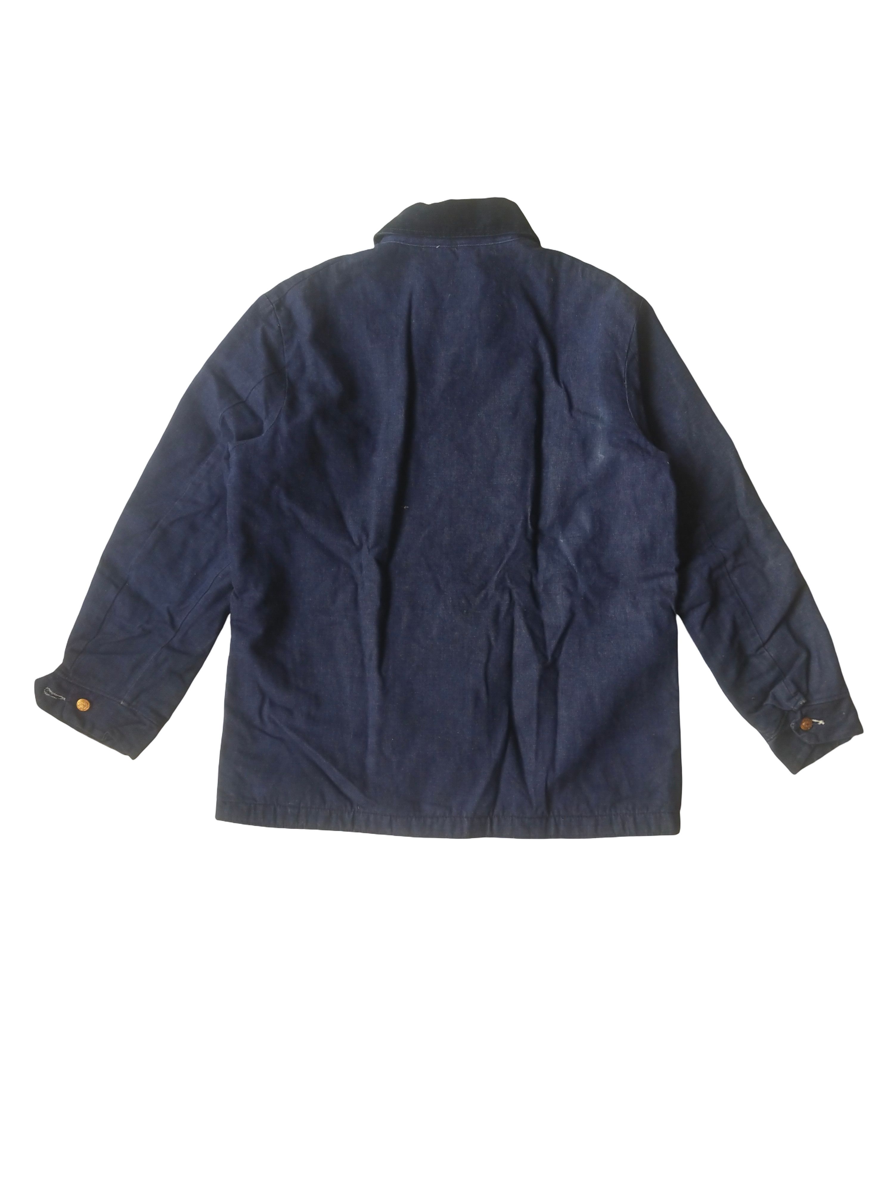 Wrangler 1970s Wrangler Blanket Lined Denim Chore Coat Barn Jacket Size US L / EU 52-54 / 3 - 8 Thumbnail