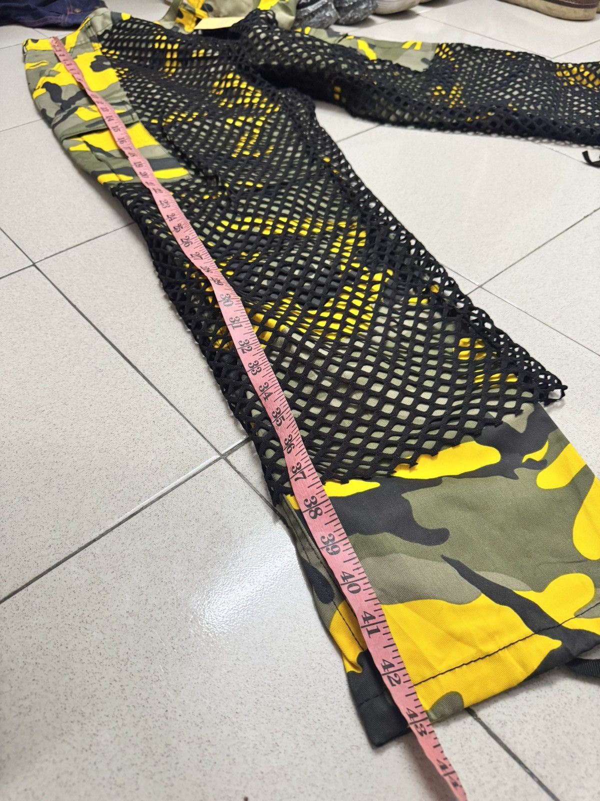 Japanese Brand BIONIC MAN NETTING MULTIPOCKETS CARGO PANTS Size US 34 / EU 50 - 5 Thumbnail