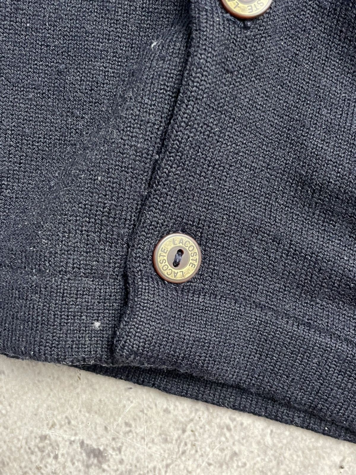 Lacoste × Vintage Vintage 90s Lacoste cardigan sweater Size US M / EU 48-50 / 2 - 4 Thumbnail