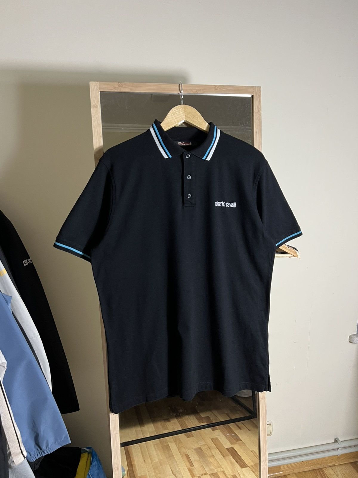 Roberto Cavalli Roberto Cavalli Polo T-Shirt Oxford Striped Collar Luxury Size US XXL / EU 58 / 5 - 1 Thumbnail