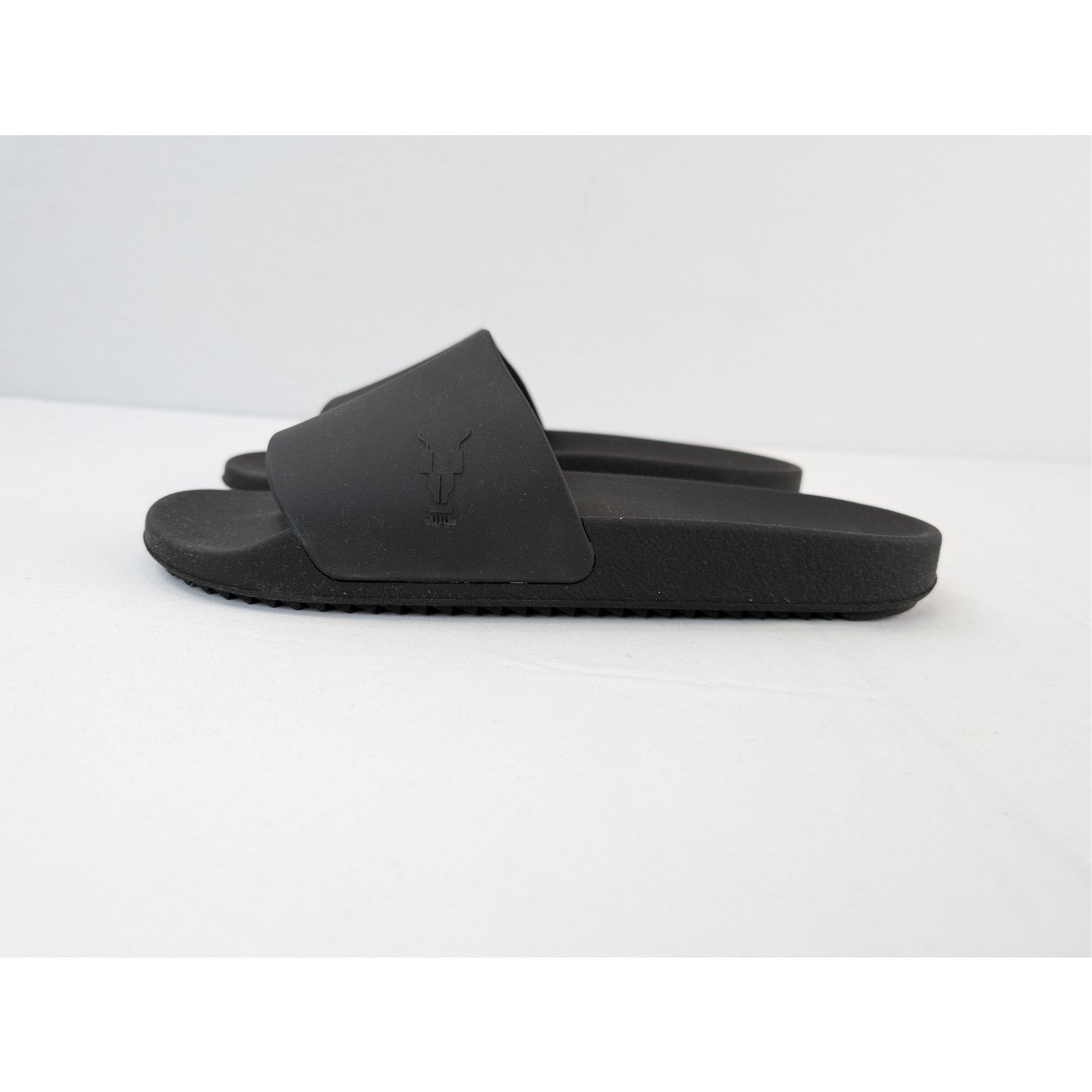 Rick Owens Drkshdw o1rshd1 Scarpe Shower Slides Slipper in Black Size US 11 / EU 44 - 11 Thumbnail