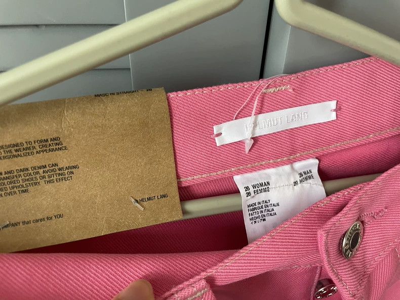 Helmut Lang HELMUT LANG Pink jeans Size 26" / US 2 / IT 38 - 2 Thumbnail