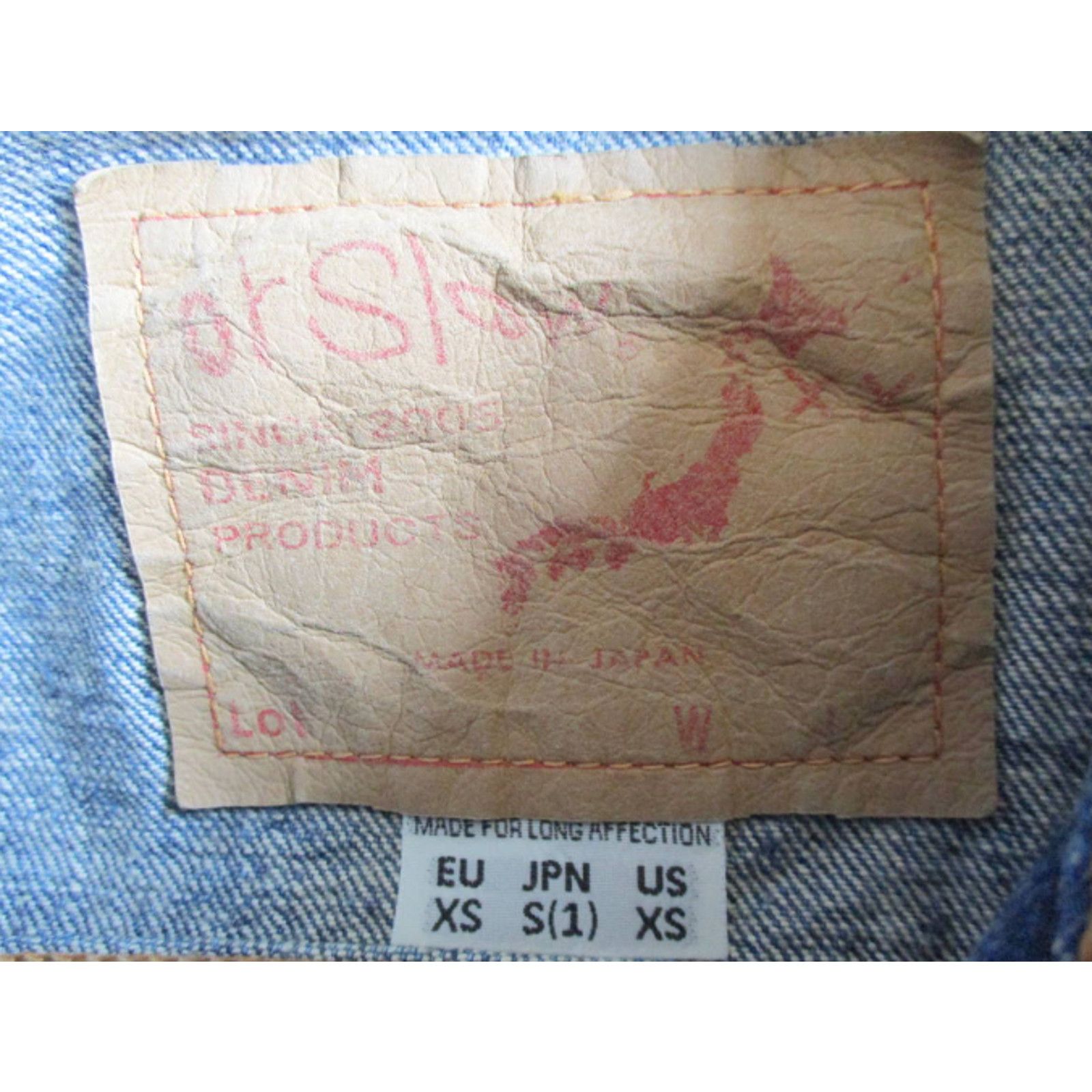 Orslow Orslow Indigo Denim Trucker Jacket Size 1 (XS) Size US S / EU 44-46 / 1 - 2 Thumbnail