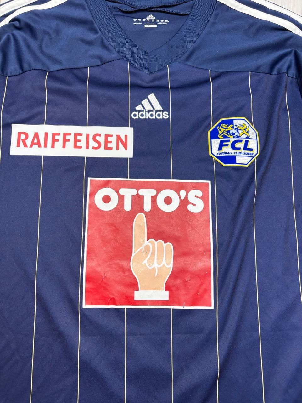 Adidas FC Luzern 2010/11 Away Football Soccer Shirt Jersey Adidas Size US XXL / EU 58 / 5 - 2 Thumbnail