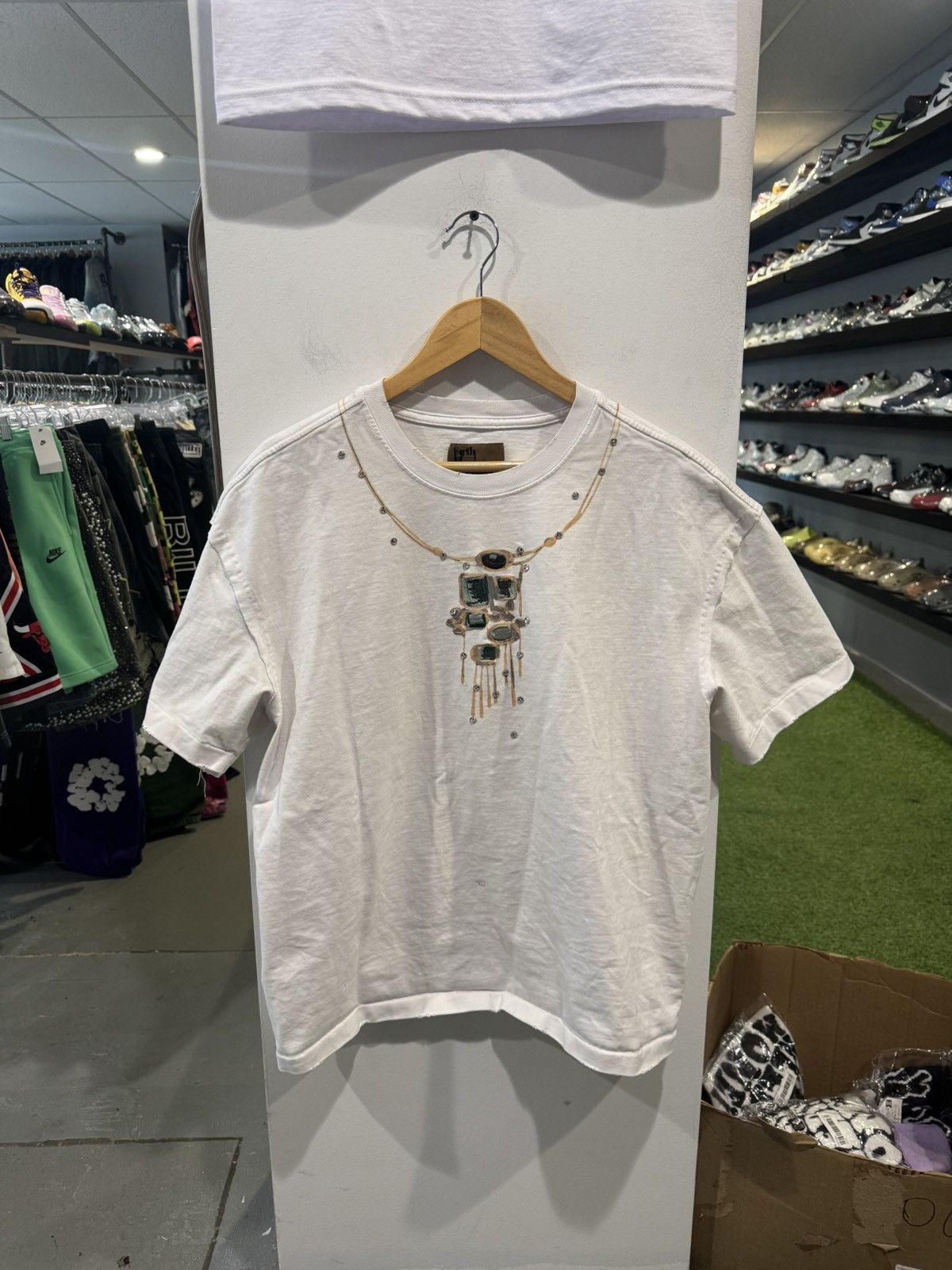 Birth Of Royal Child Gemstone Tee White