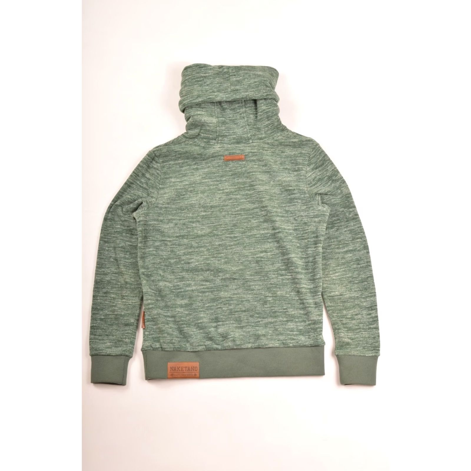Vintage Naketano High Collar Green Fleece Sweatshirt Pullover M Adults Unisex Sweatshirt Green Pullover 65cm 55cm 46cm 69cm Mens Womens Boys Girls Size M / US 6-8 / IT 42-44 - 6 Thumbnail