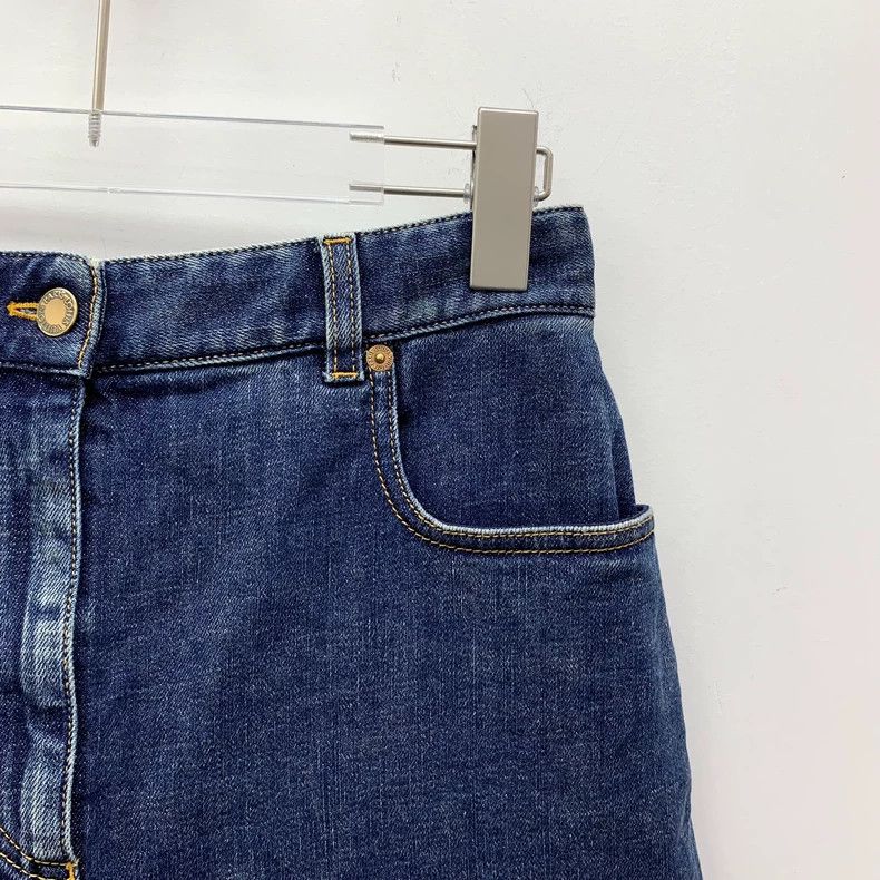 Louis Vuitton Louis Vuitton 22 blue logo monogrammed cotton casual denim Size 37" - 3 Thumbnail