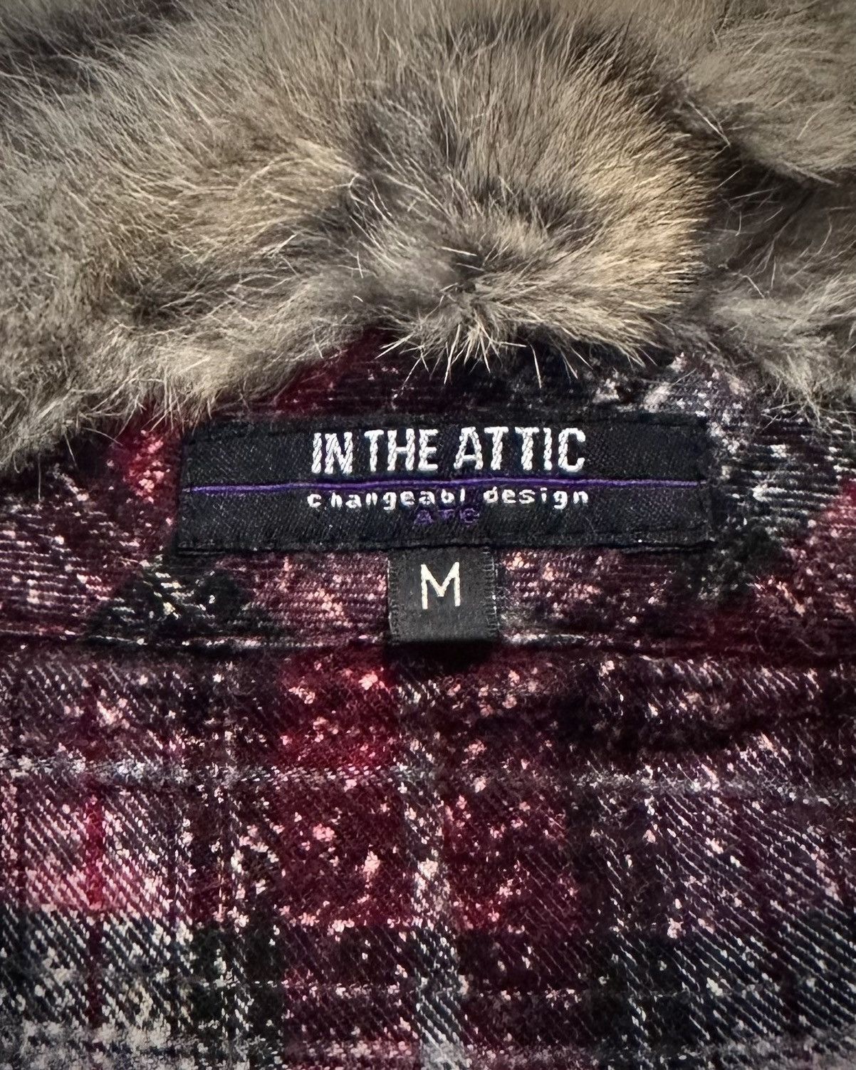 Japanese Brand Vkei In The Attic Fur Collar Denim Jacket Kmrii Lgb Style Size US M / EU 48-50 / 2 - 8 Thumbnail