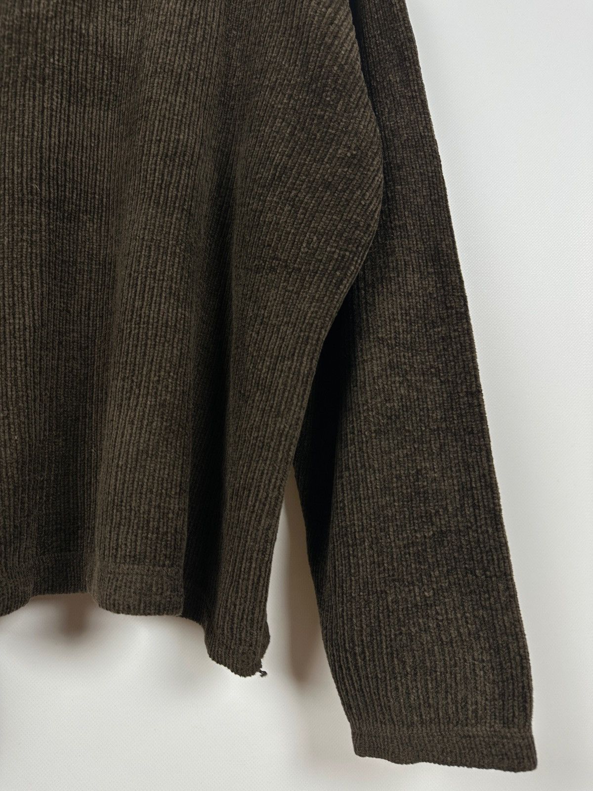 Yves Saint Laurent Vintage Yves Saint Laurent YSL Mock Neck Ribbed Sweater Size US L / EU 52-54 / 3 - 17 Thumbnail
