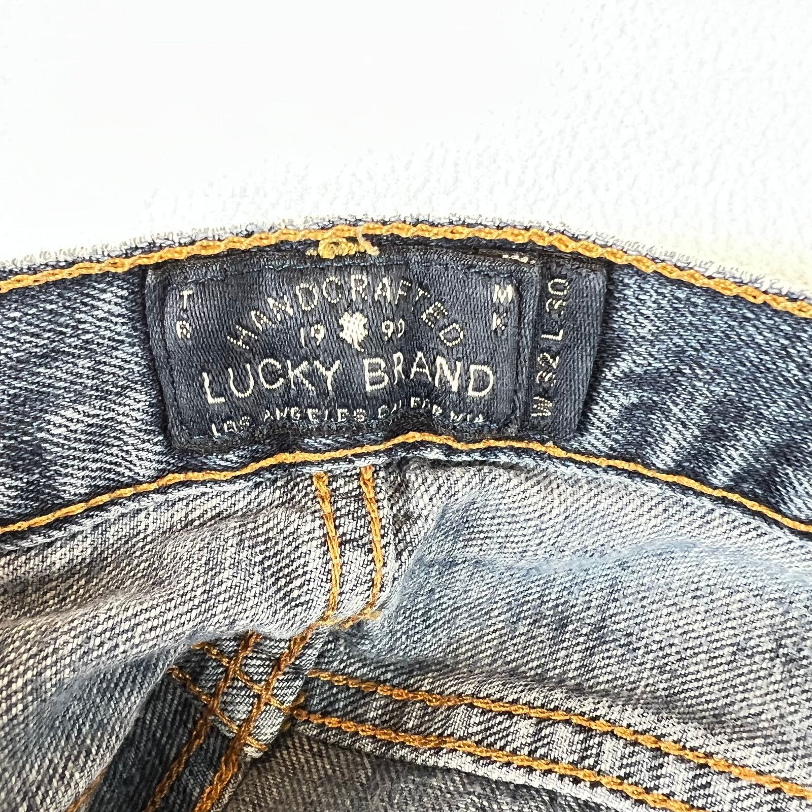 Lucky Brand Lucky Brand Jeans Men 32x30 Blue 221 Straight Mid Rise Denim Size US 32 / EU 48 - 5 Thumbnail