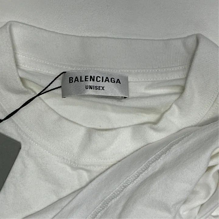Balenciaga Balenciaga White Short Sleeve T-Shirt with Hulk 0079-2507 Size M / US 6-8 / IT 42-44 - 3 Thumbnail