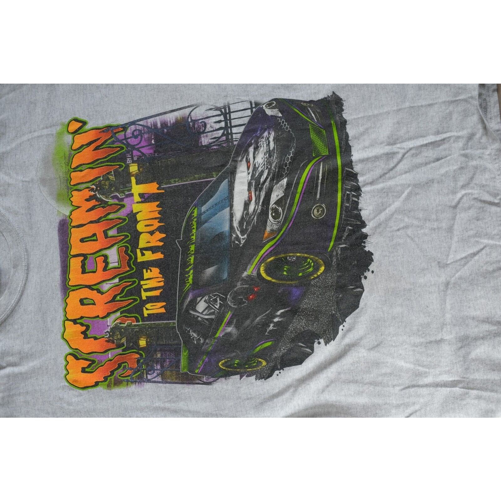 Gildan Gildan Nascar Racing Screamin to the Front XL Spooky T-Shirt Size US XL / EU 56 / 4 - 3 Thumbnail