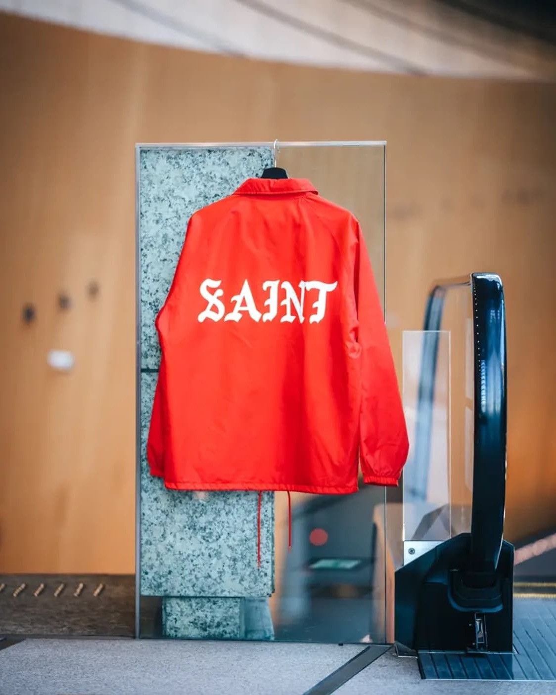 Saint Michael Saint Michael Red Coach Jacket Size US L / EU 52-54 / 3 - 2 Thumbnail