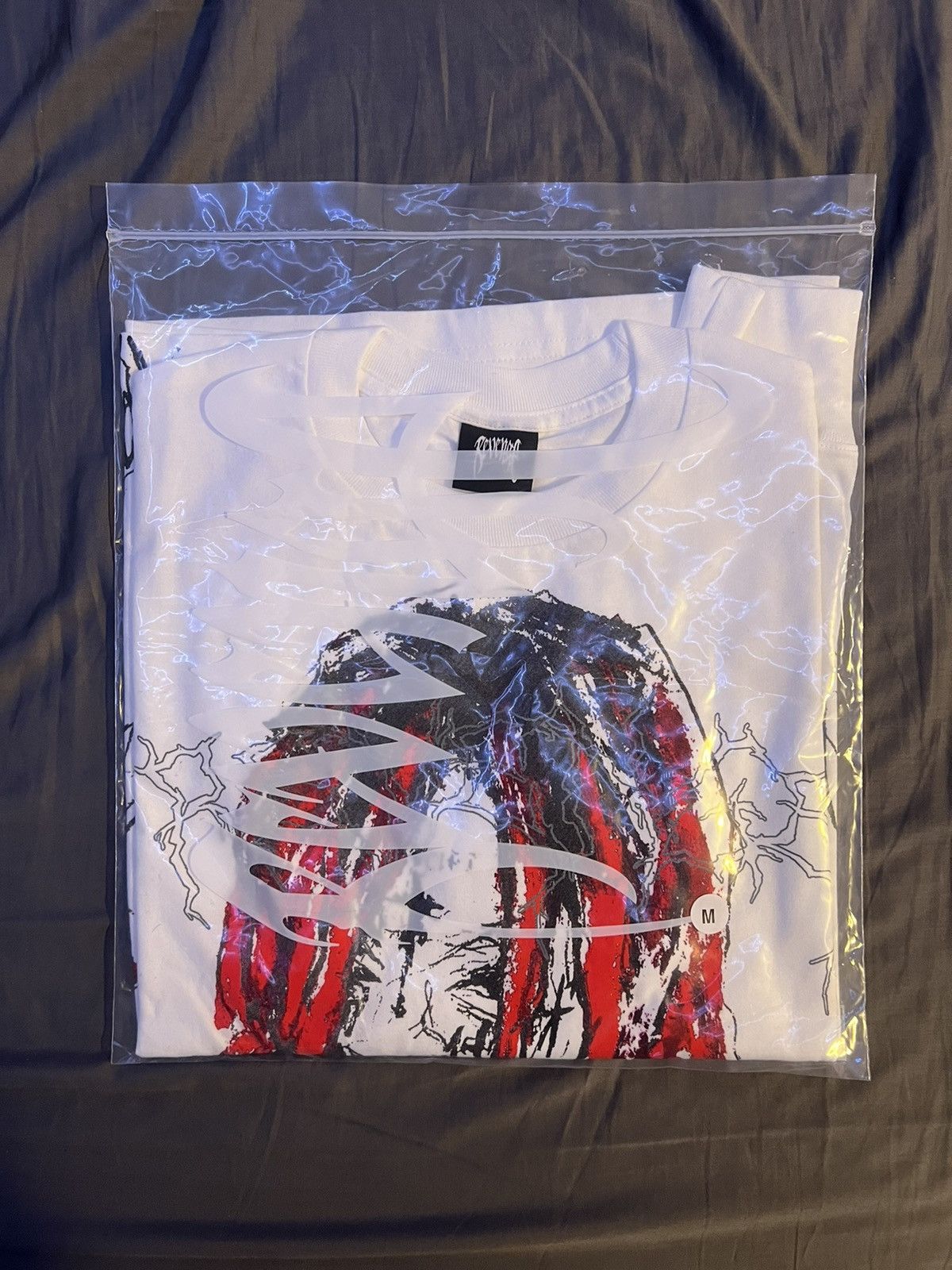 Revenge × Trippie Redd Revenge White Lightning Trippie Redd Long Sleeve Tee Size US M / EU 48-50 / 2 - 6 Thumbnail