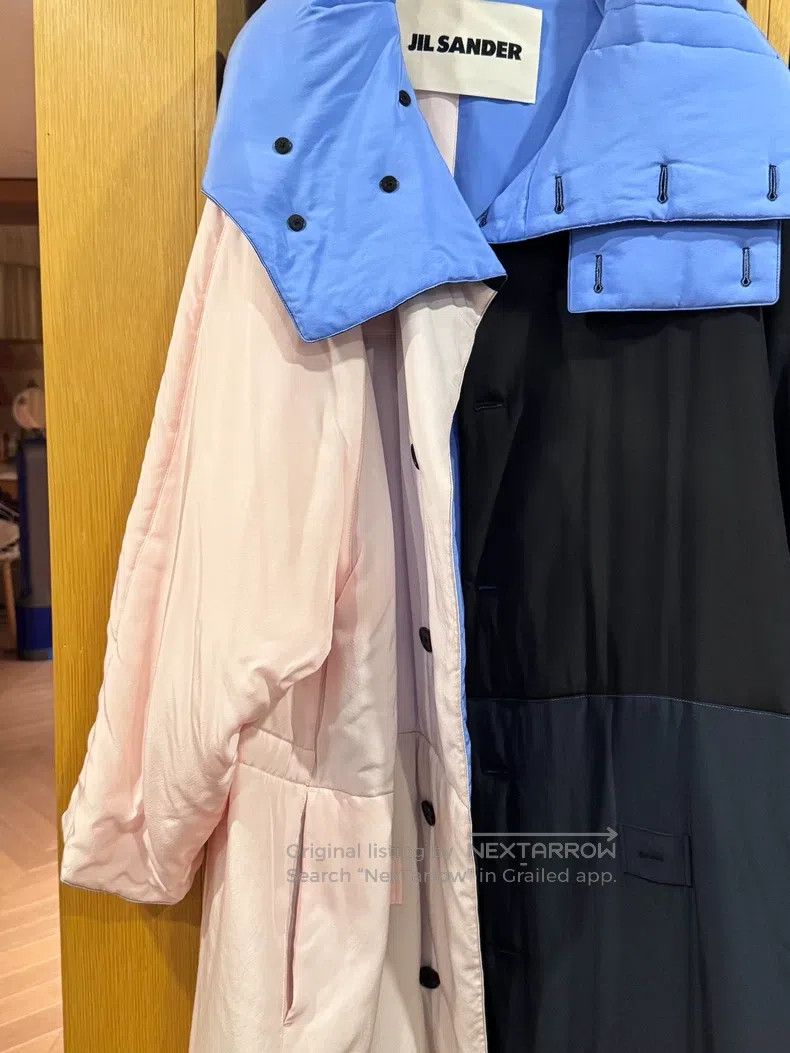 Jil Sander Jil Sander size 44 Patchwork front and back overcoat Size L / US 10 / IT 46 - 8 Thumbnail