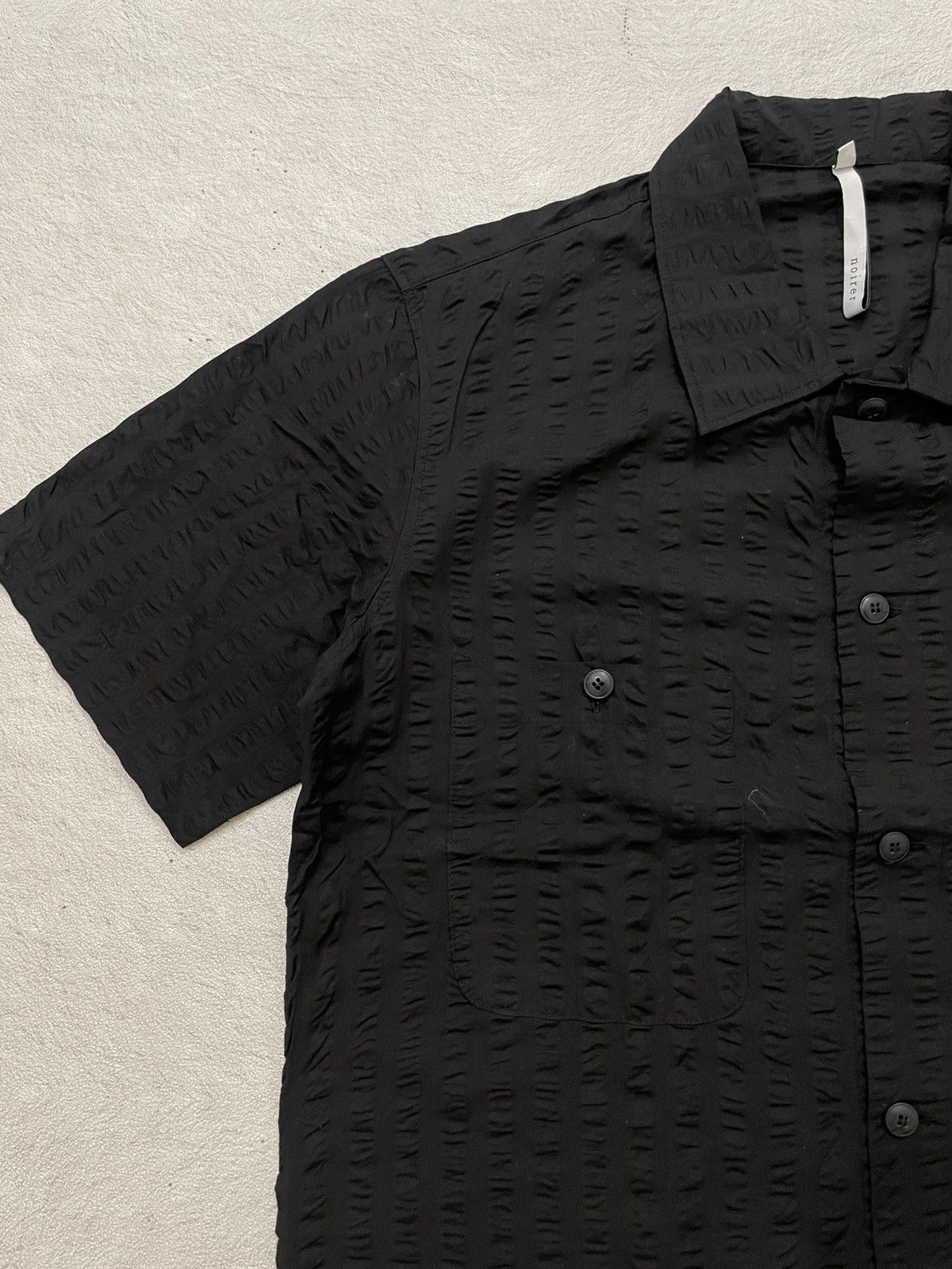 If Six Was Nine 2000s Japan Black Textured Shirt Subtle Pattern Hysteric Y2K Size US XXL / EU 58 / 5 - 3 Thumbnail