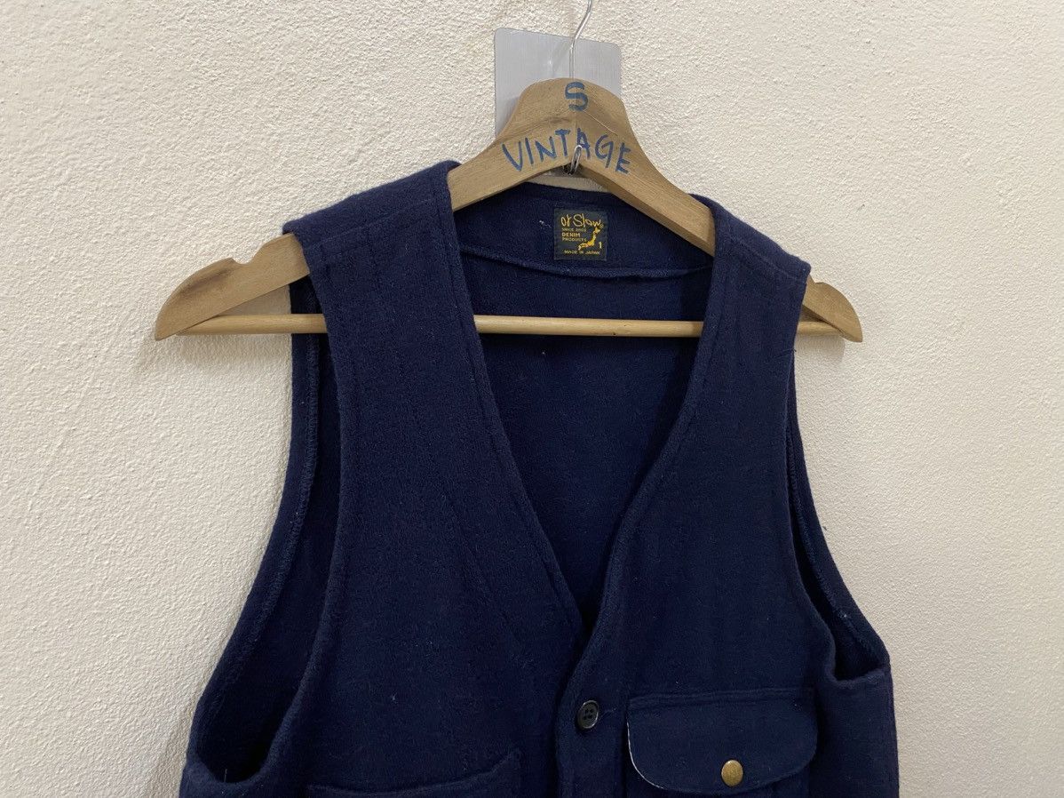 Orslow Vtg Or Slow Denim Product Japan Made - Wool Vest Size US M / EU 48-50 / 2 - 5 Thumbnail