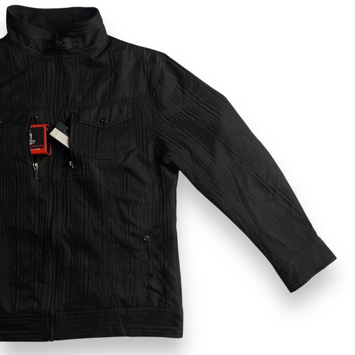 If Six Was Nine 🇯🇵 OVERACHIEVER STRIPES PUNK GOTHIC JACKET Size US XL / EU 56 / 4 - 4 Thumbnail