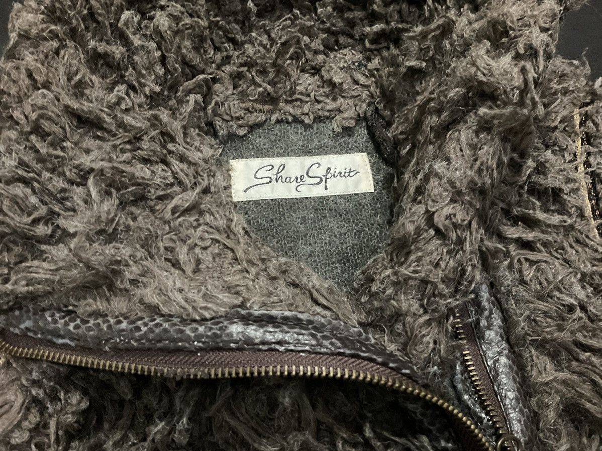 Share Spirit Homme 🔥 Rare Archived Share Spirit Fur Vest Jacket Size US S / EU 44-46 / 1 - 7 Thumbnail