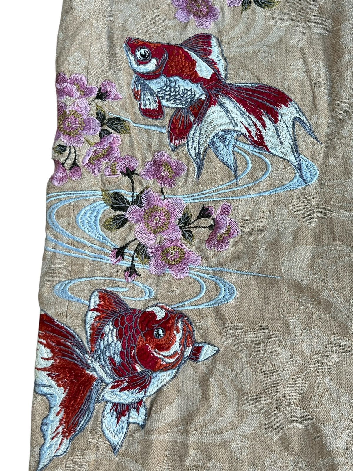 Karakuri Tamashii Karakuri Tamashi Koi Fish Embroidered Floral Pants Size US 40 / EU 56 - 5 Thumbnail