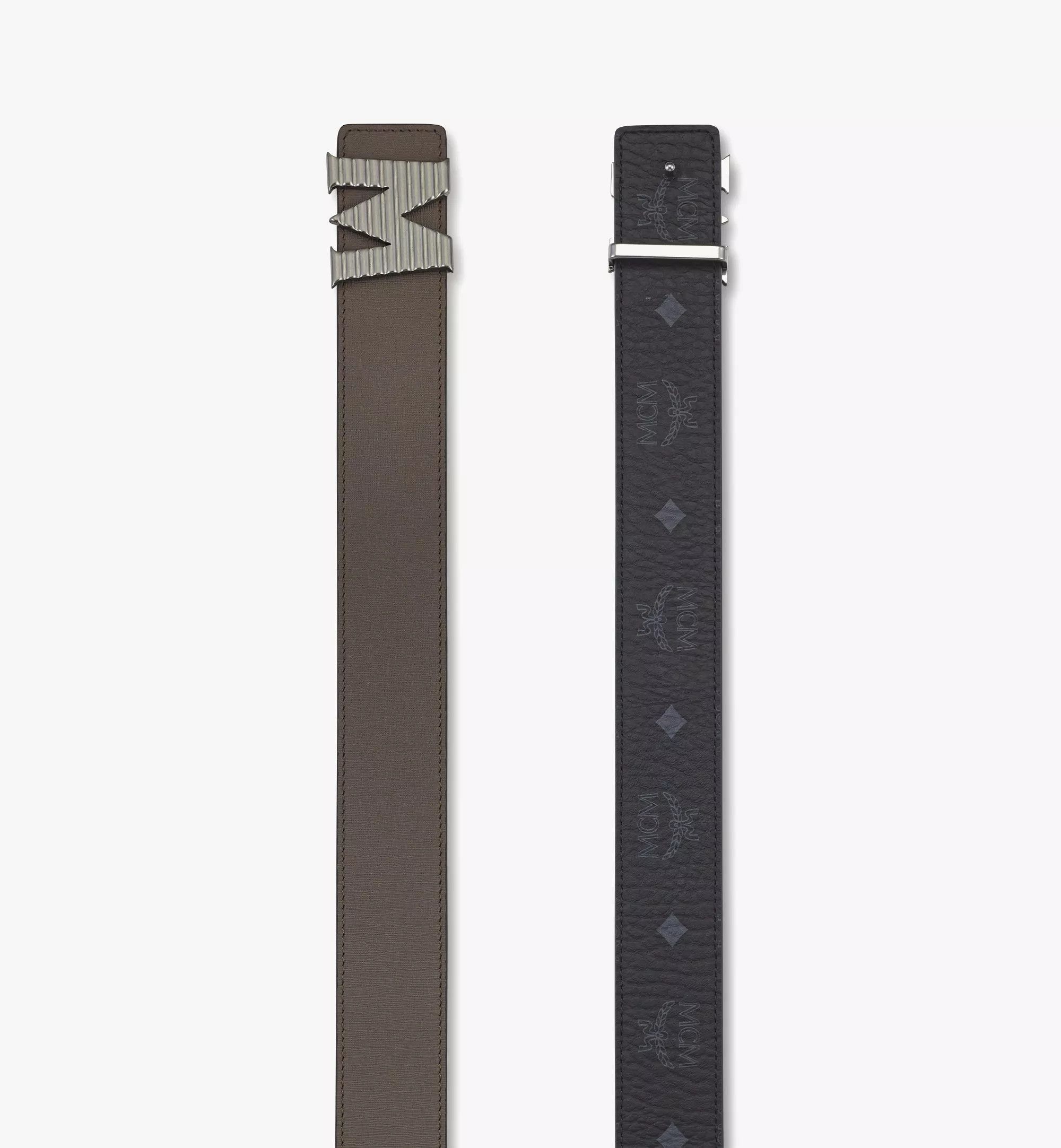 MCM o1mt1gz0725 Size: 95 / Reversible Belt in Morel Grey Size 38 - 2 Thumbnail