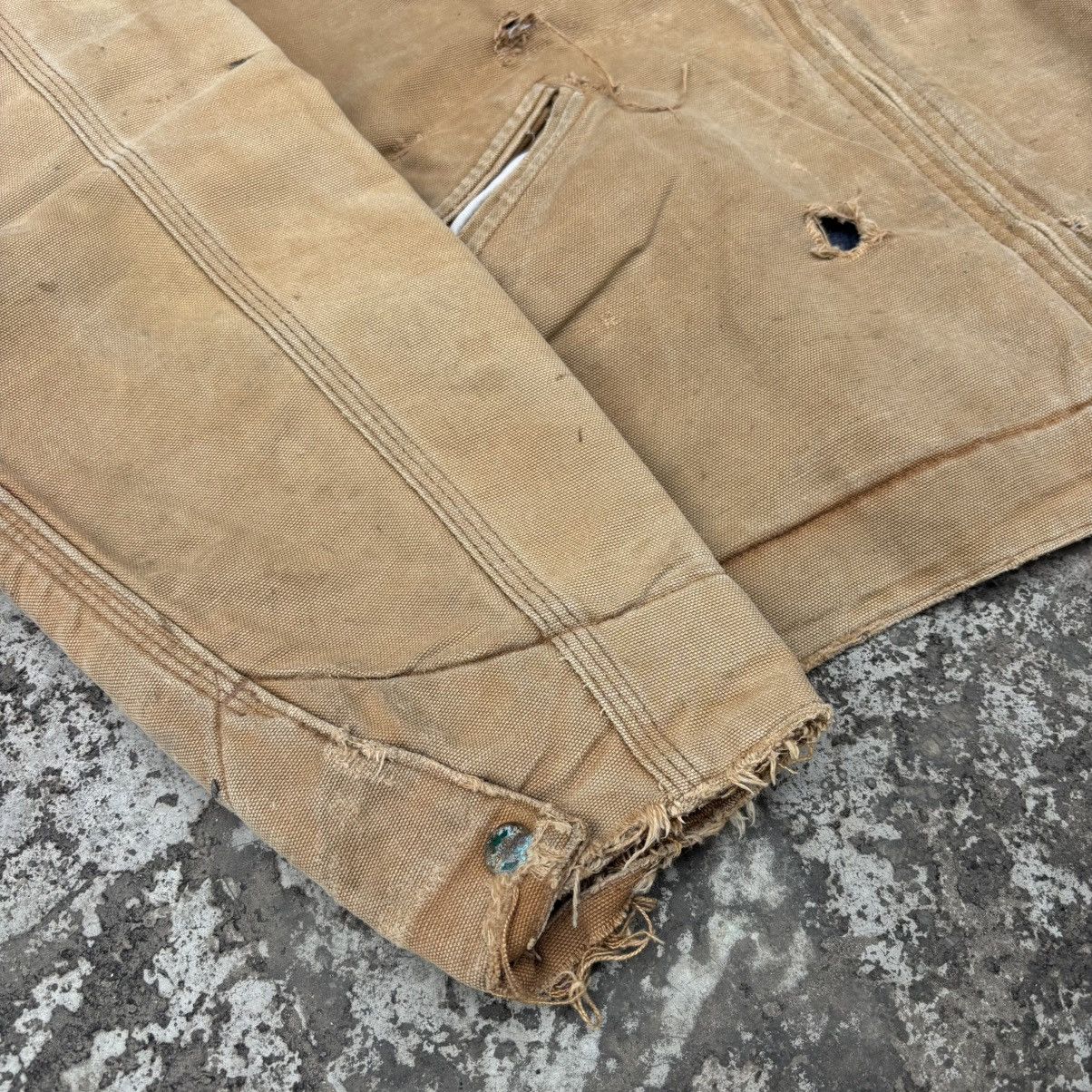 Carhartt Vintage Carhartt Detroit Tan Jacket Size US L / EU 52-54 / 3 - 3 Thumbnail