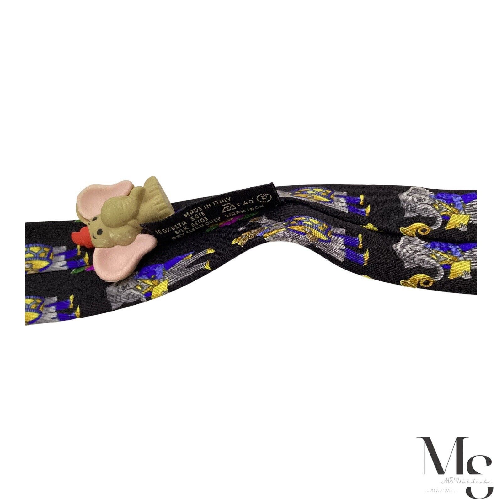 LEONARD PARIS Dessin N 097 Black Floral & Animal Orchestra