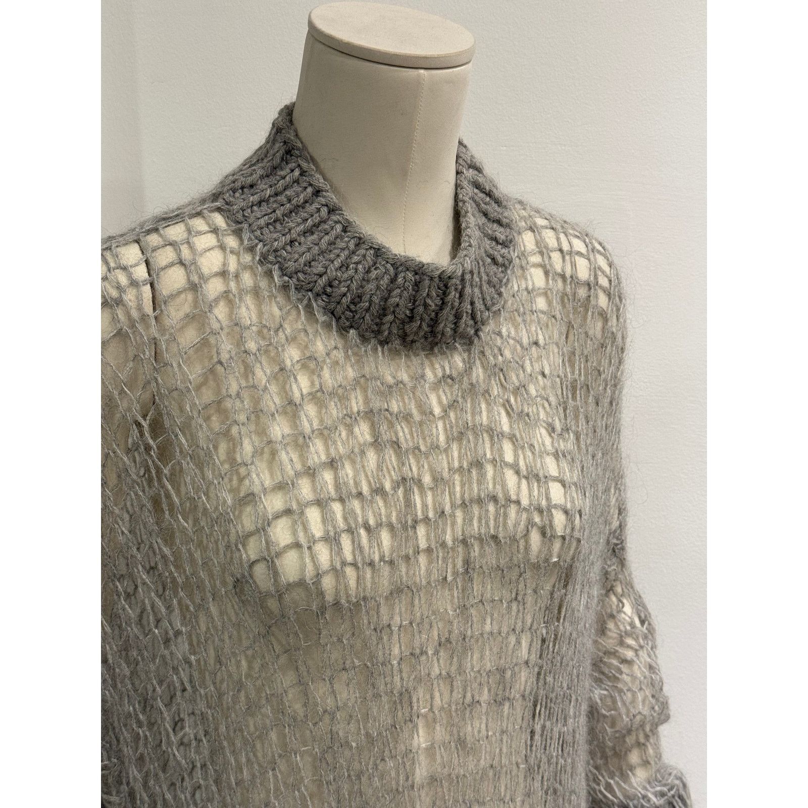 Maison Margiela A/W2014 Maison Margiela loose knit punk mohair sweater Size M / US 6-8 / IT 42-44 - 3 Thumbnail
