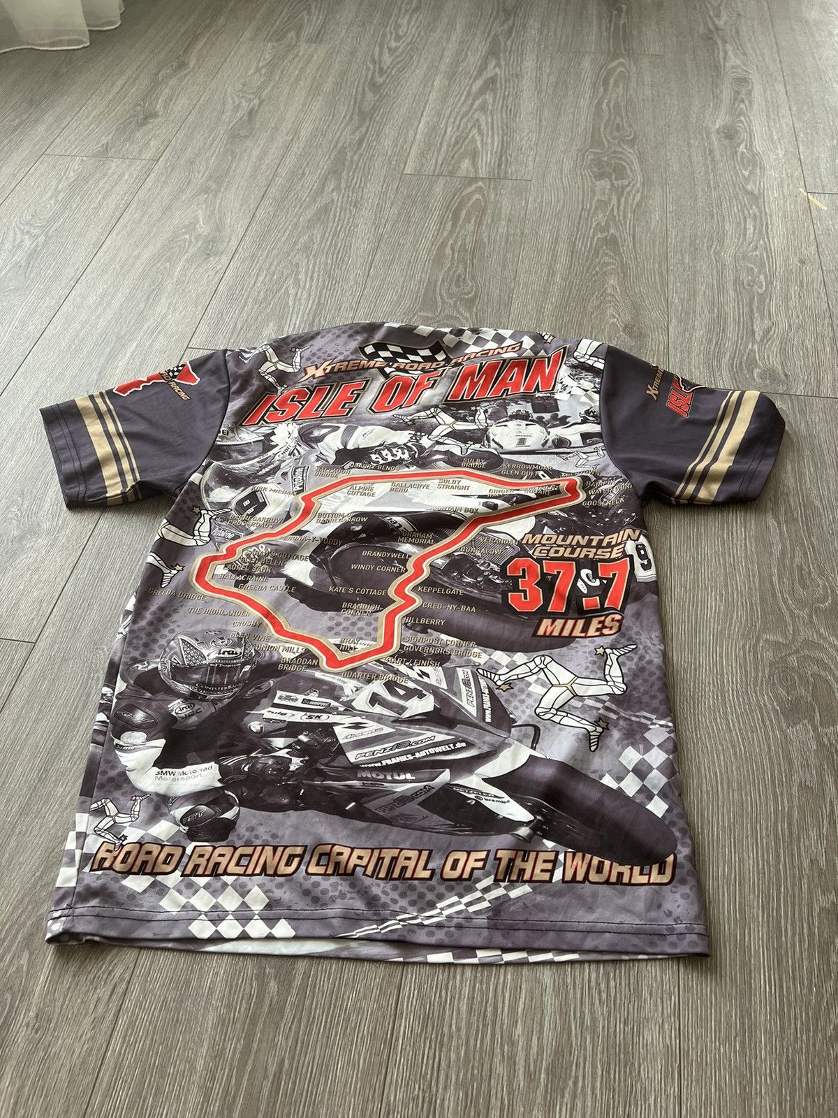 Other 💥 RACING Tee Shirt Moto isle of man Size US M / EU 48-50 / 2 - 8 Thumbnail