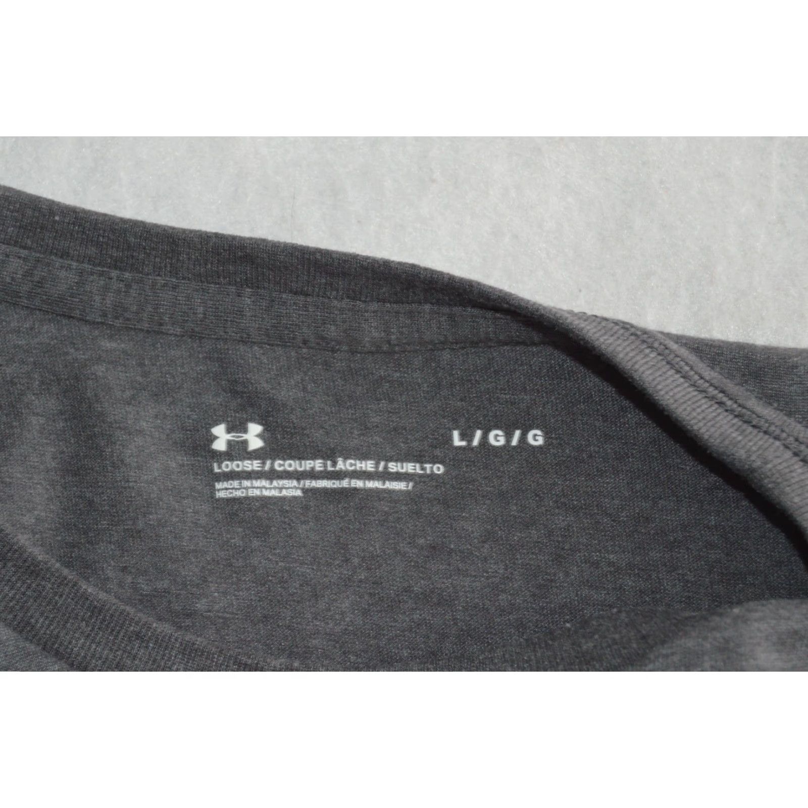 Under Armour Under Armour Freedom T-Shirt Men Casual Short Sleeve Crew Neck Logo Graphic L Gray Multicolor All Seasons Sports 90s? Size US L / EU 52-54 / 3 - 4 Thumbnail