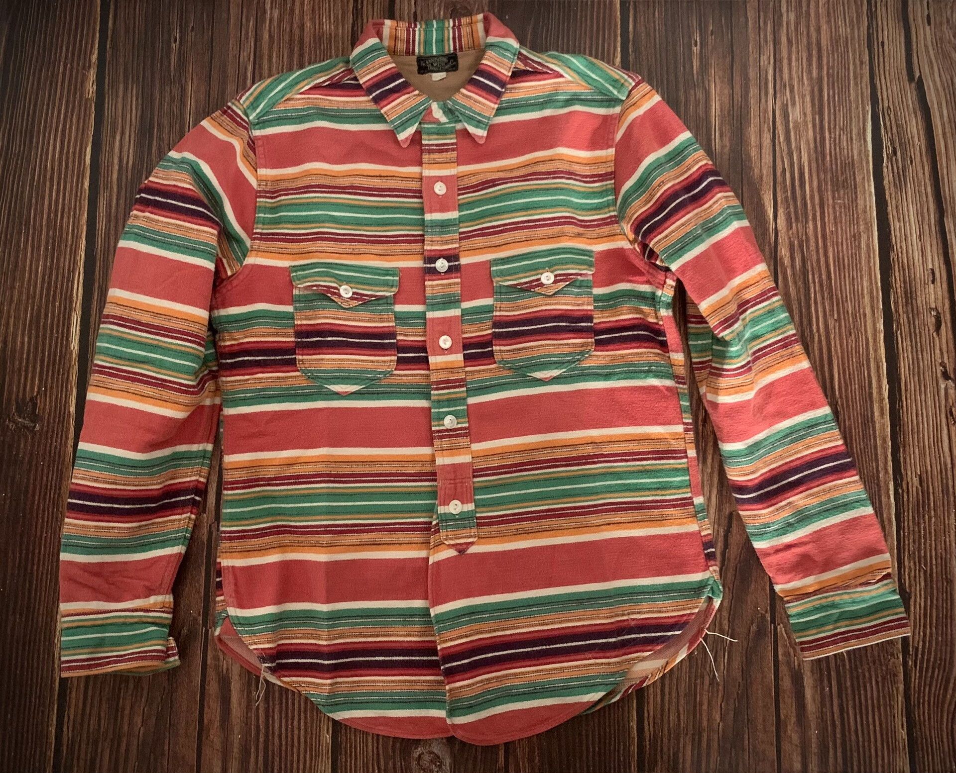 Freewheelers Freewheelers Rainbow Stripe Shirt Size US L / EU 52-54 / 3 - 1 Thumbnail