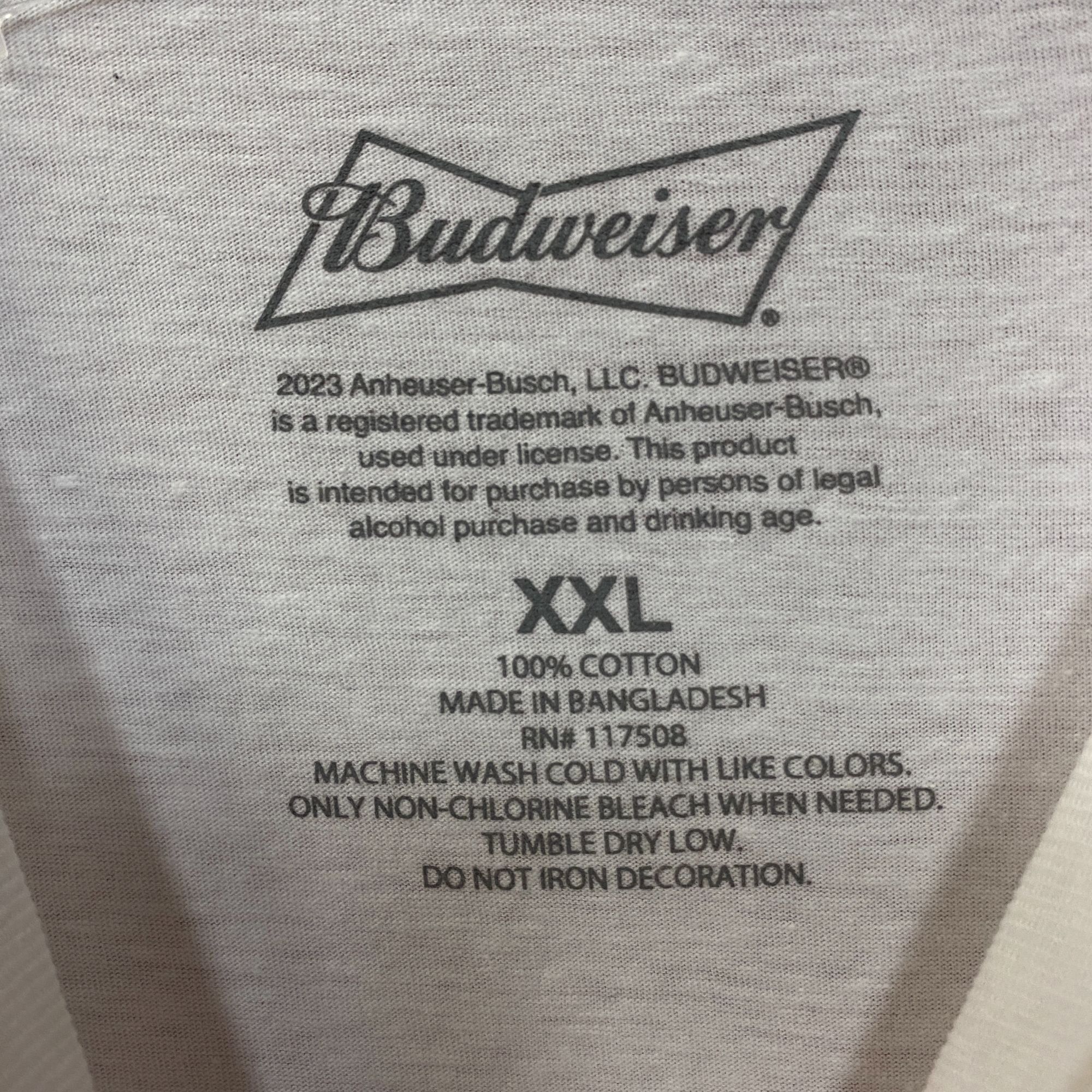 Budweiser Budweiser King Of Beers Vintage Style Graphic T-Shirt 2XL Size US XXL / EU 58 / 5 - 4 Thumbnail