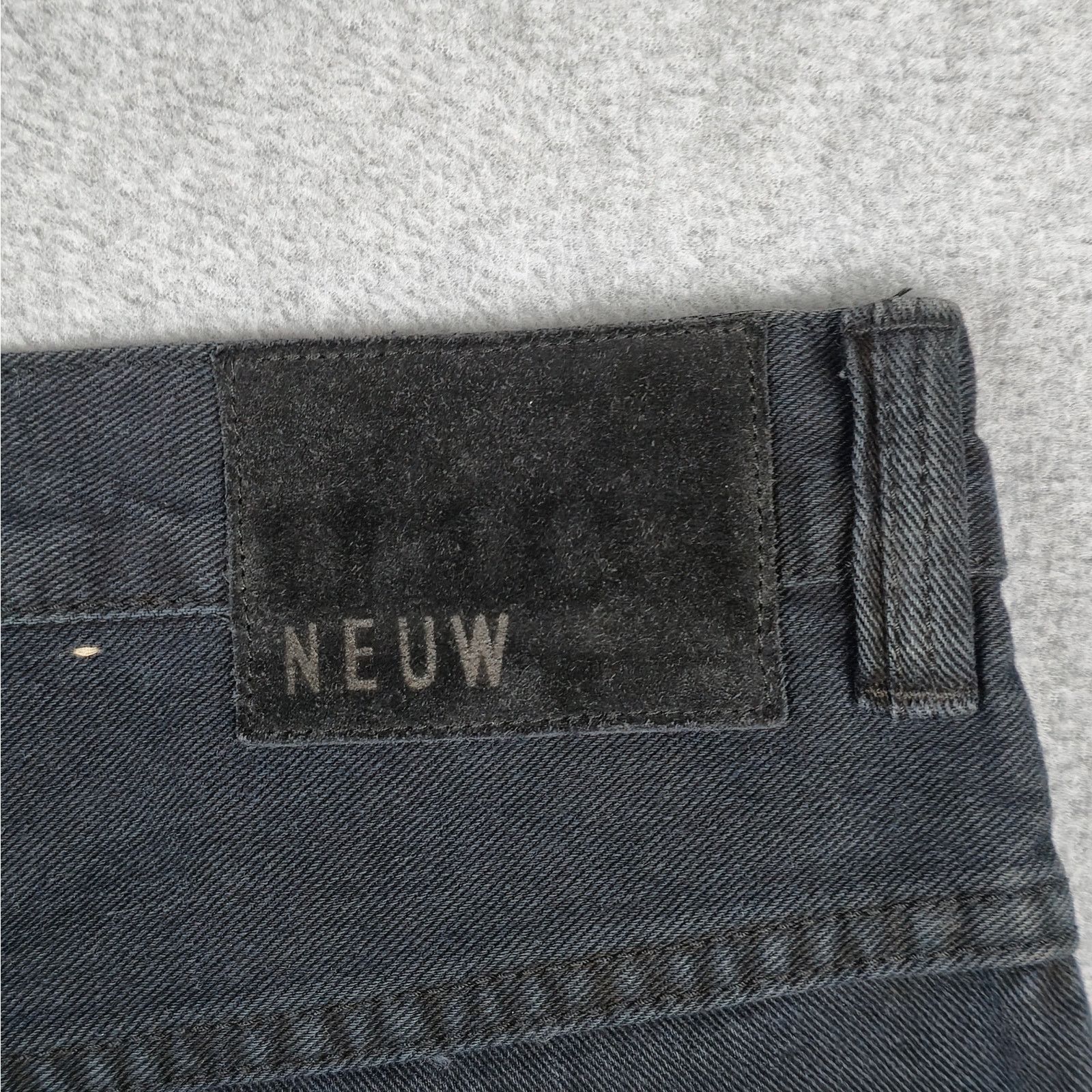 NEUW Denim Neuw 30x29 Black Button Fly Jeans Size US 30 / EU 46 - 11 Thumbnail