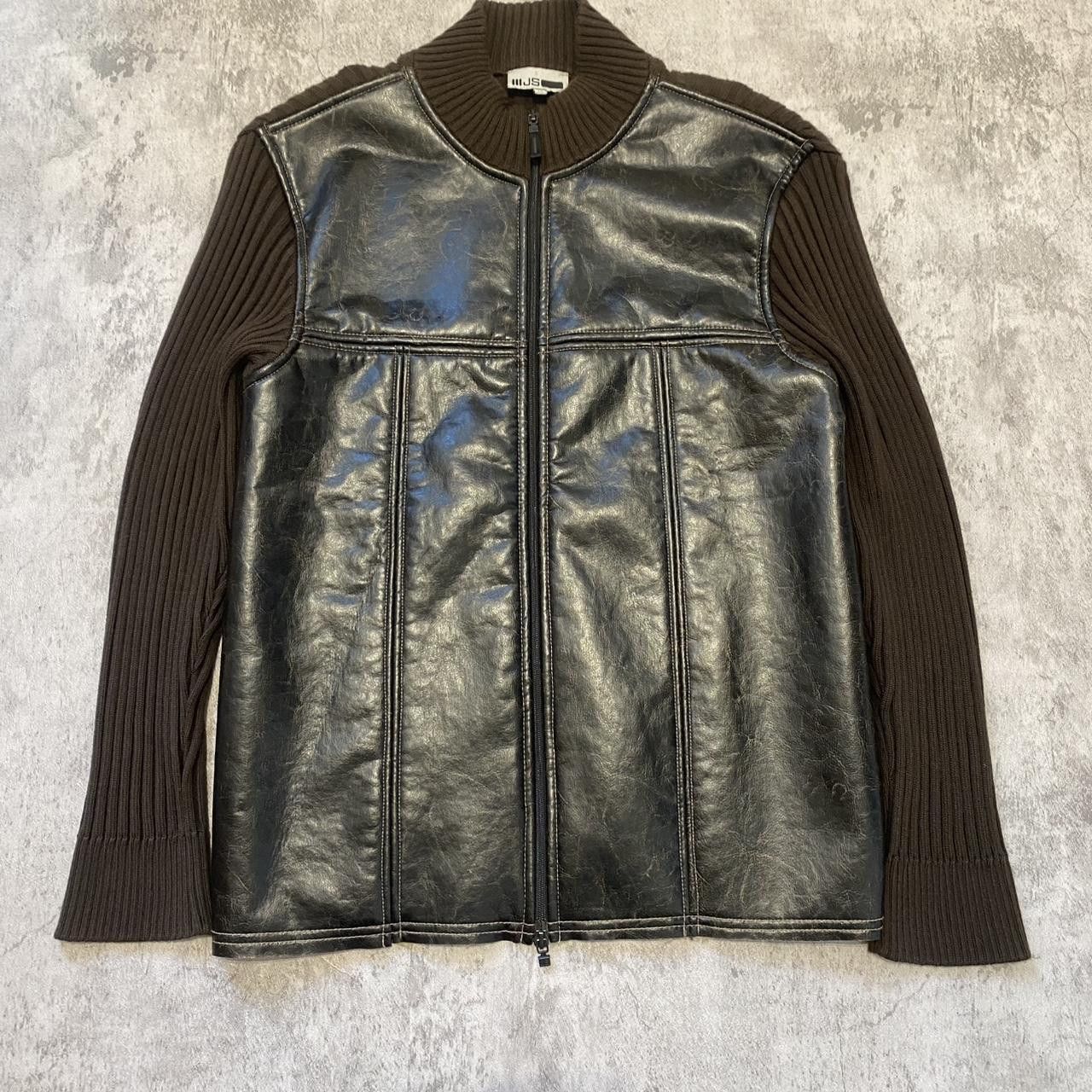 Other Wool y2k Sweater Vest Jacket Winter Leather rap hip hop Size M / US 6-8 / IT 42-44 - 1 Thumbnail
